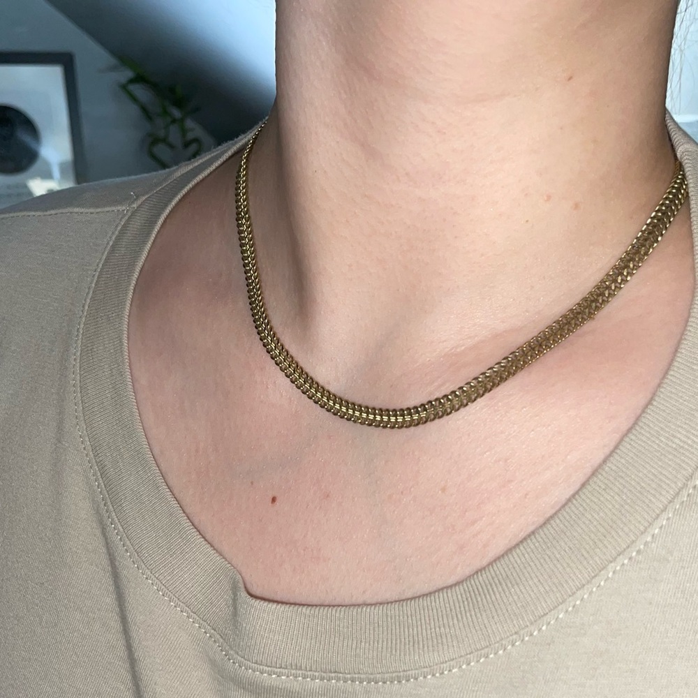 18K Gold Plated Stainless Steel Chain Waterproof